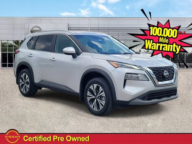 2023 Brilliant Silver Metallic Nissan Rogue SV FWD SUV