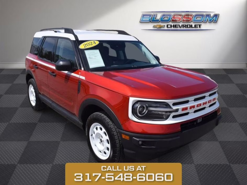 2024 Chili Pepper Red Ford Bronco Sport Heritage 4X4 SUV