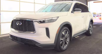 2023 Majestic White INFINITI QX60 LUXE AWD SUV