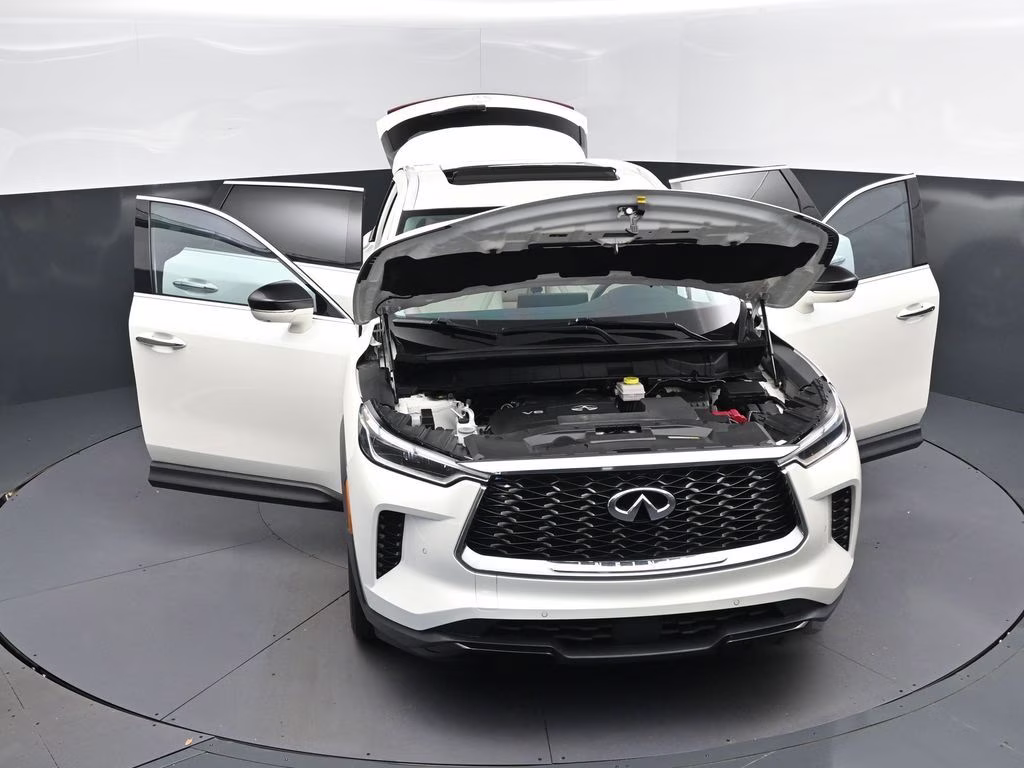 2023 Majestic White INFINITI QX60 LUXE AWD SUV