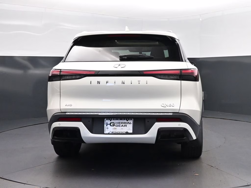 2023 Majestic White INFINITI QX60 LUXE AWD SUV