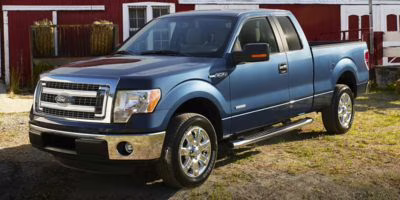 2014 Blue Ford F-150 XLT 4X4 Truck