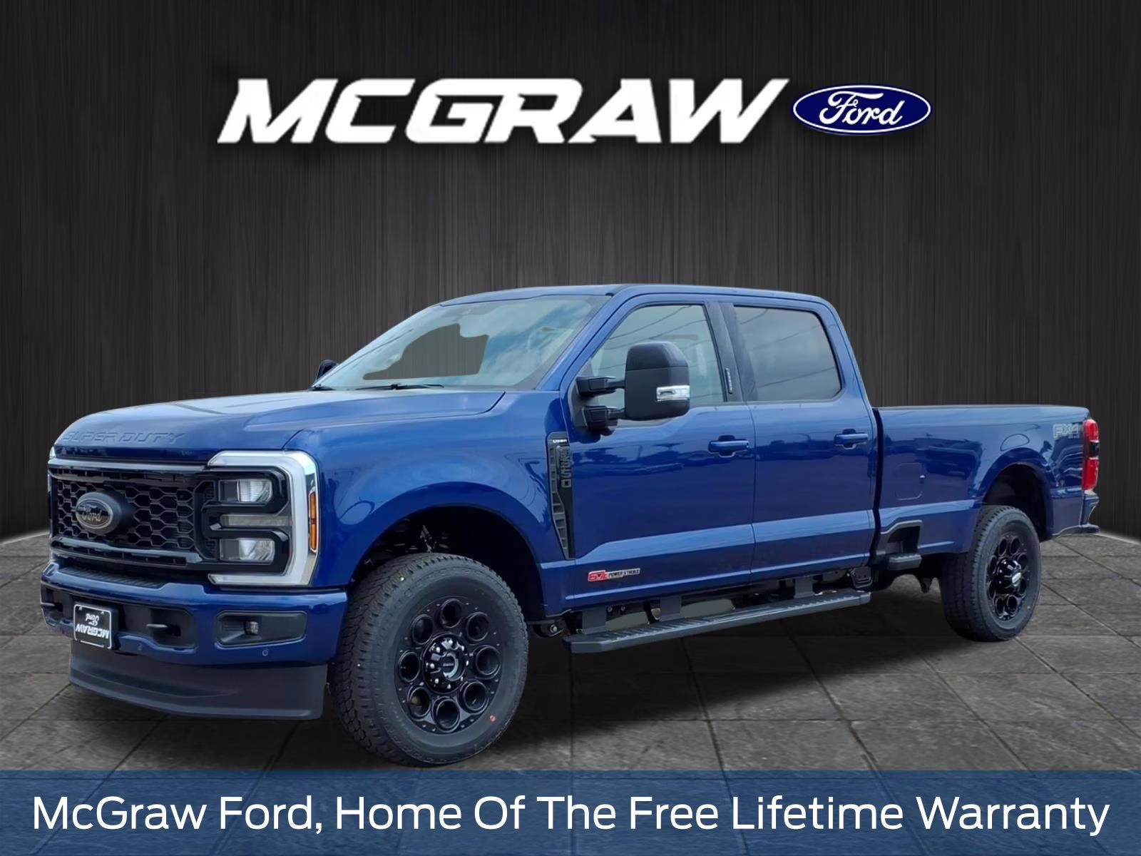 2026 Blue Ford Super Duty F-350 SRW Lariat 4X4 Truck