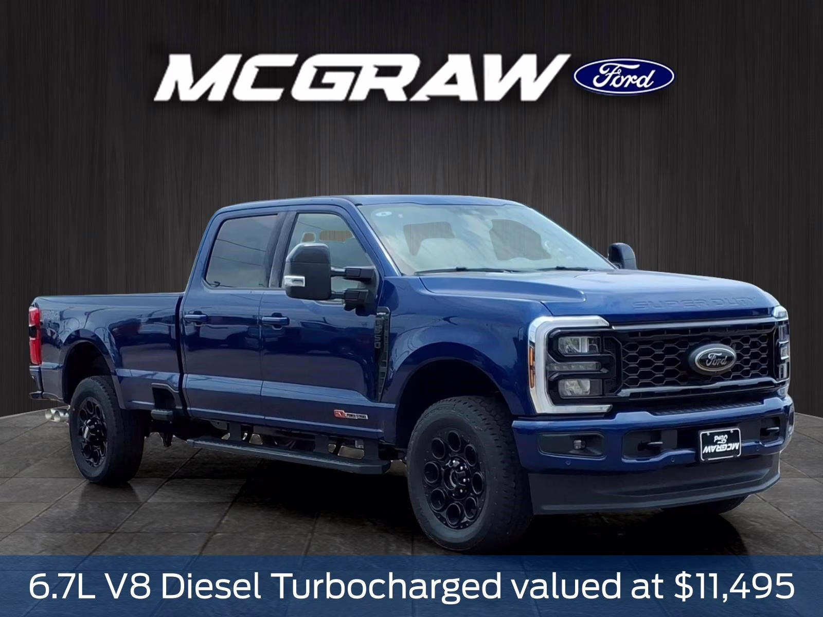 2026 Blue Ford Super Duty F-350 SRW Lariat 4X4 Truck