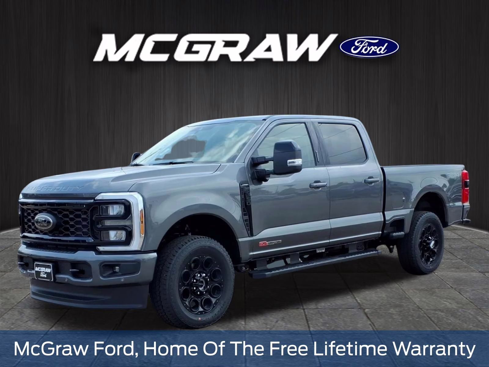 2026 Gray Ford Super Duty F-350 SRW Lariat 4X4 Truck