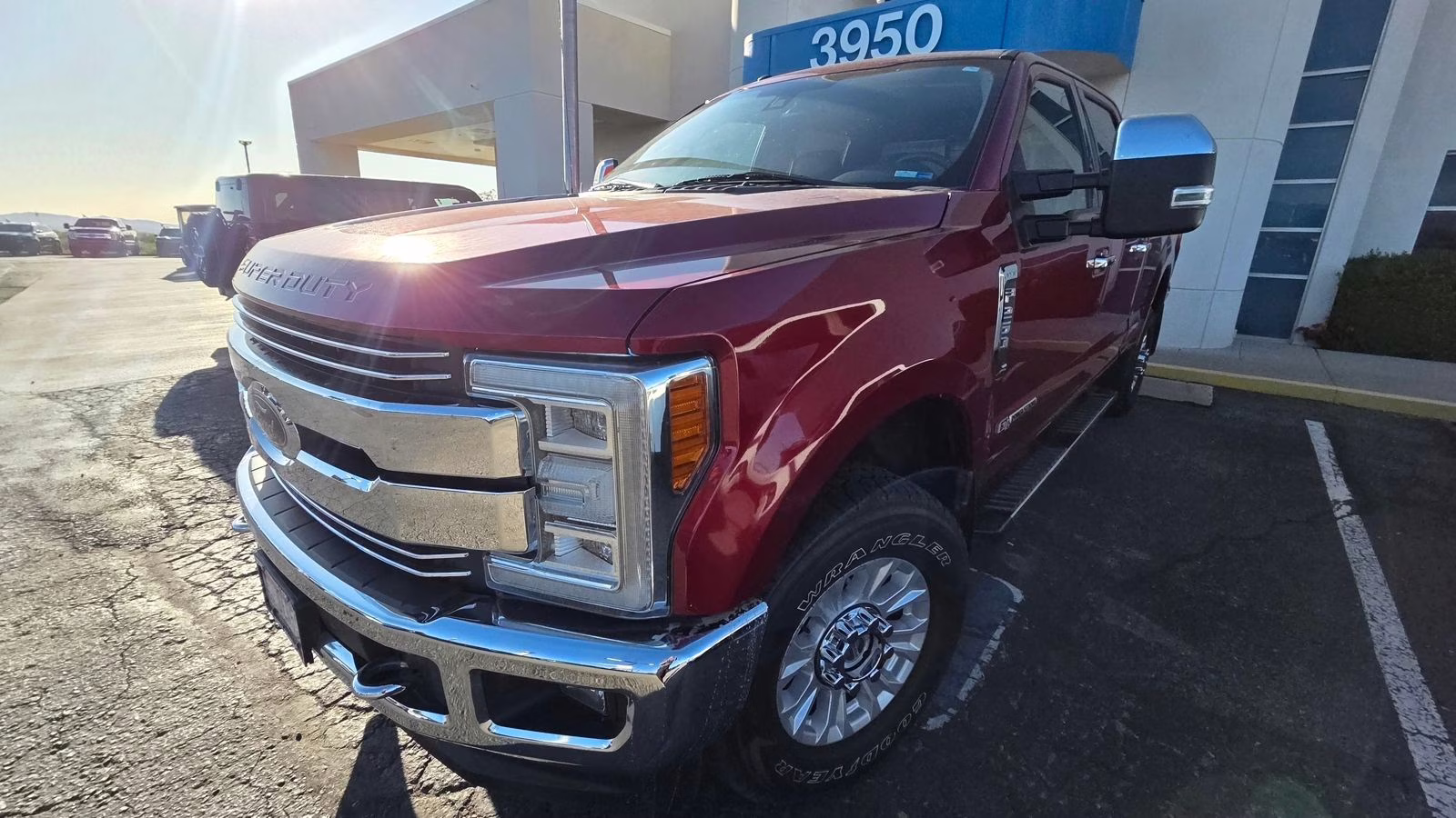 2017 Ruby Red Metallic Ford Super Duty F-250 SRW Lariat 4X4 Truck