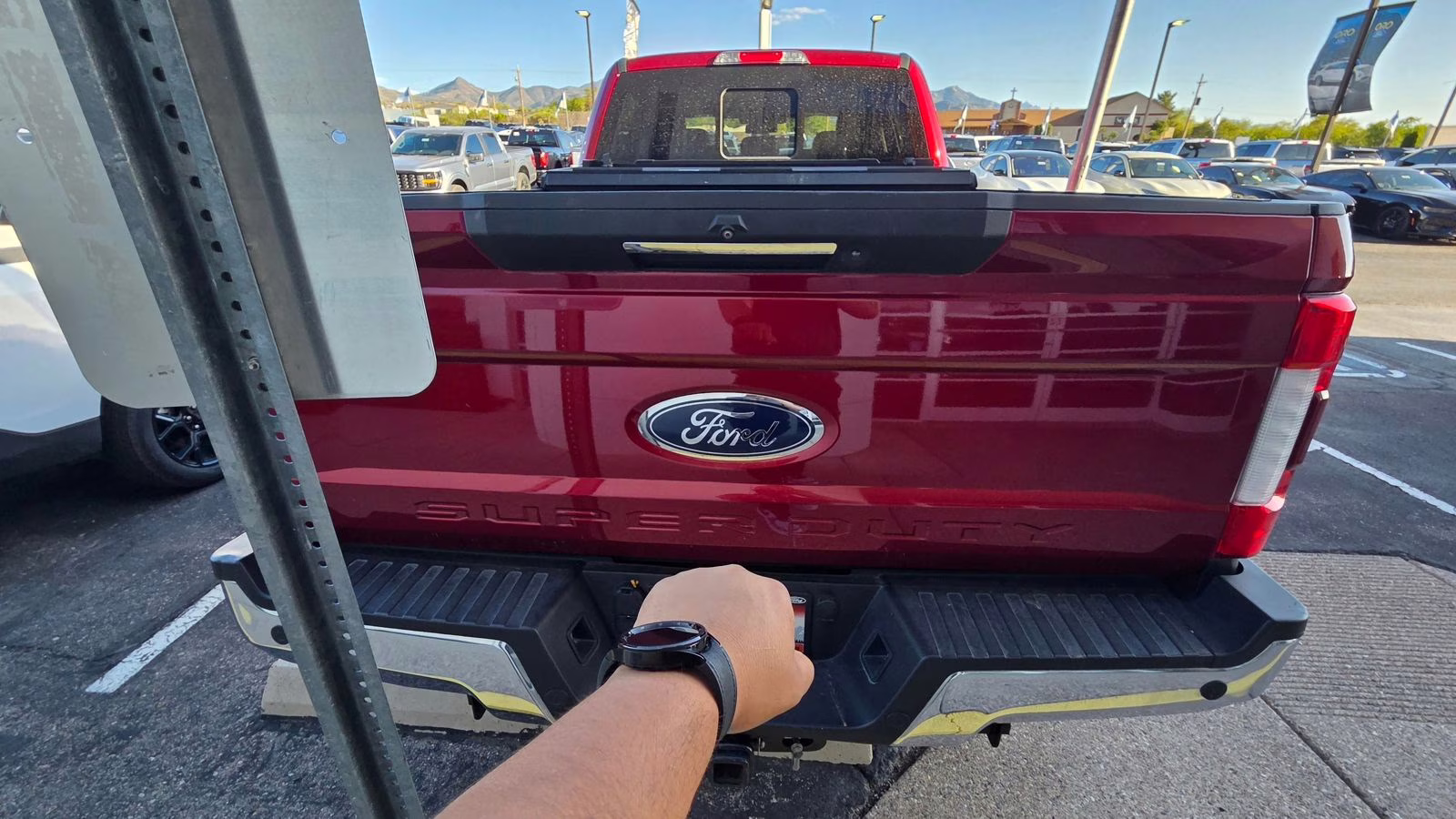 2017 Ruby Red Metallic Ford Super Duty F-250 SRW Lariat 4X4 Truck