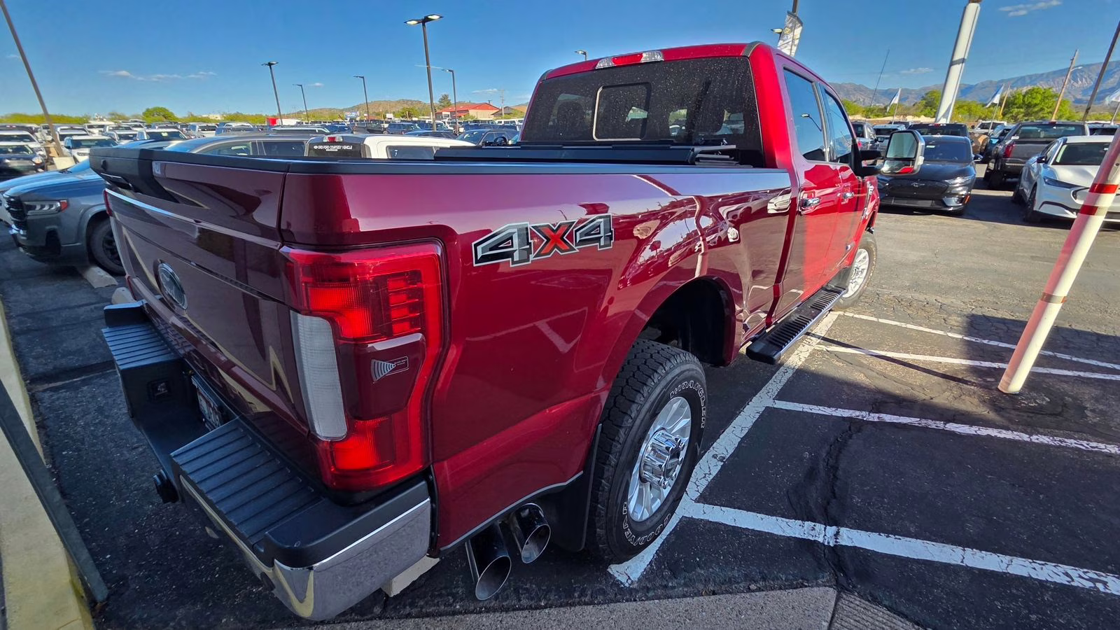 2017 Ruby Red Metallic Ford Super Duty F-250 SRW Lariat 4X4 Truck