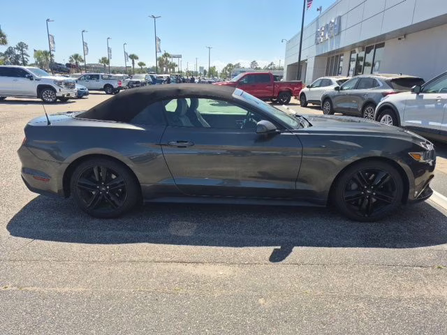 2015 Magnetic Metallic Ford Mustang EcoBoost Premium RWD Convertible