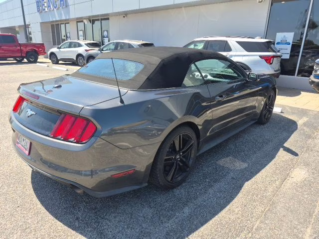 2015 Magnetic Metallic Ford Mustang EcoBoost Premium RWD Convertible