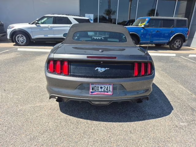2015 Magnetic Metallic Ford Mustang EcoBoost Premium RWD Convertible