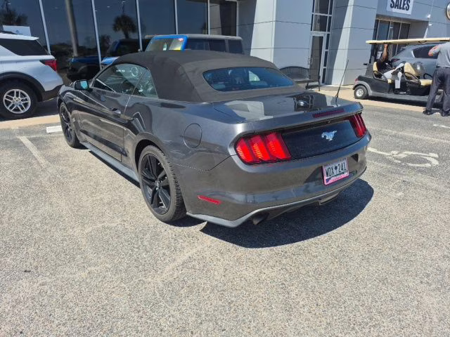 2015 Magnetic Metallic Ford Mustang EcoBoost Premium RWD Convertible