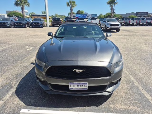 2015 Magnetic Metallic Ford Mustang EcoBoost Premium RWD Convertible