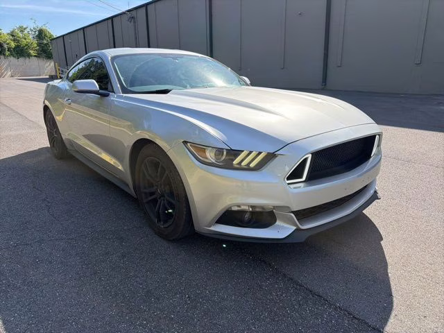 2017 Ingot Silver Metallic Ford Mustang EcoBoost RWD Coupe
