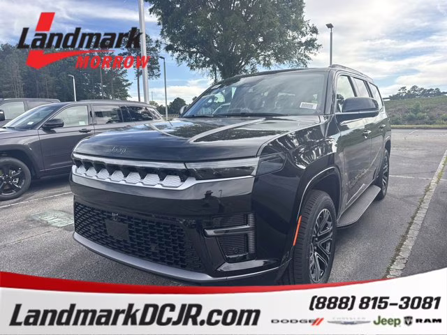 2026 High Gloss Black Jeep Grand Wagoneer RWD SUV