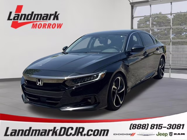 2021 Black Honda Accord Sedan Sport SE FWD Sedan