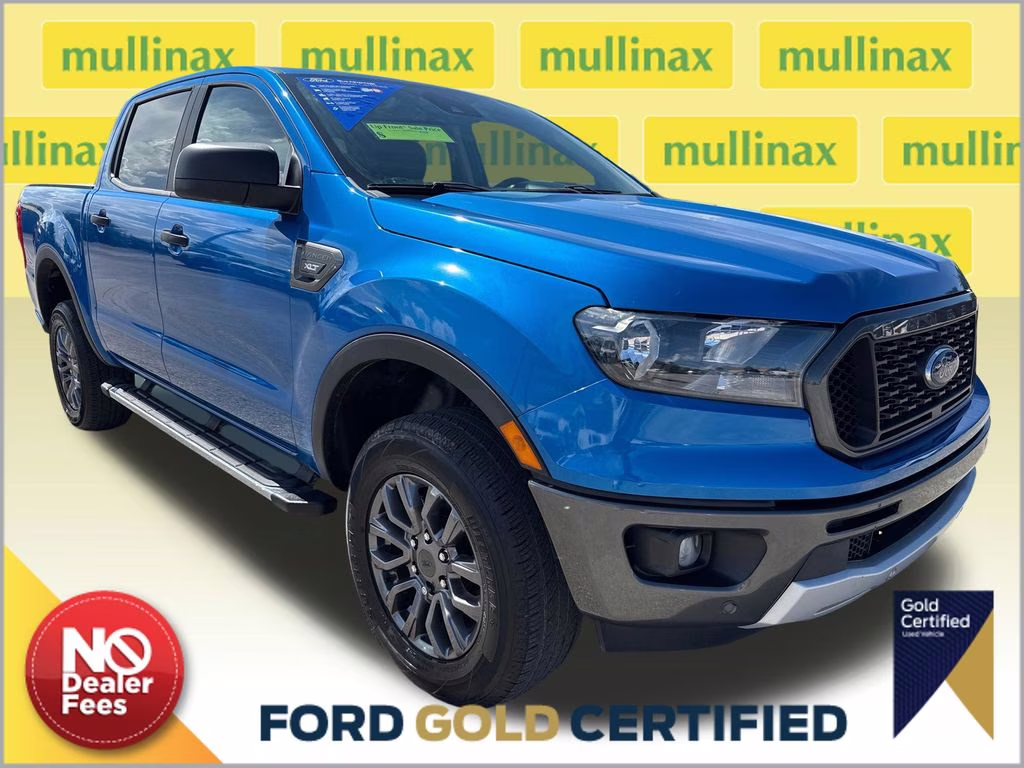 2022 Velocity Blue Metallic Ford Ranger XLT RWD Truck