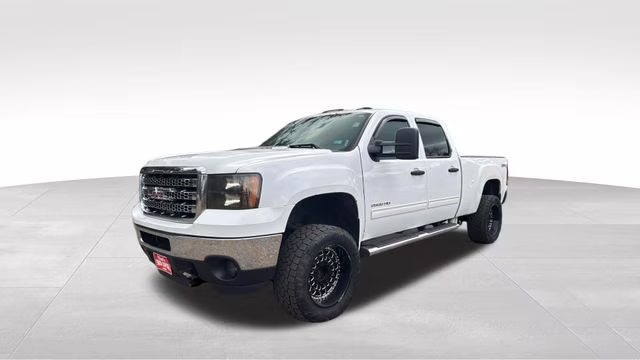 2014 Summit White GMC Sierra 2500HD SLE Duramax 4X4 Truck
