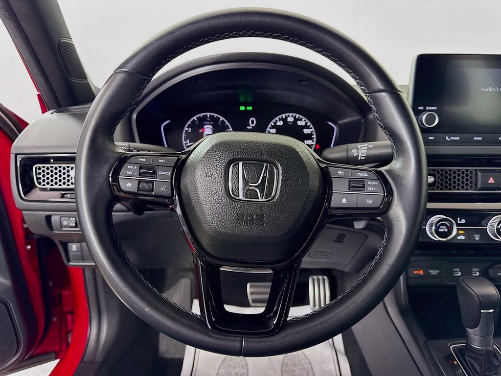 2025 Red Honda Civic Sport FWD Sedan