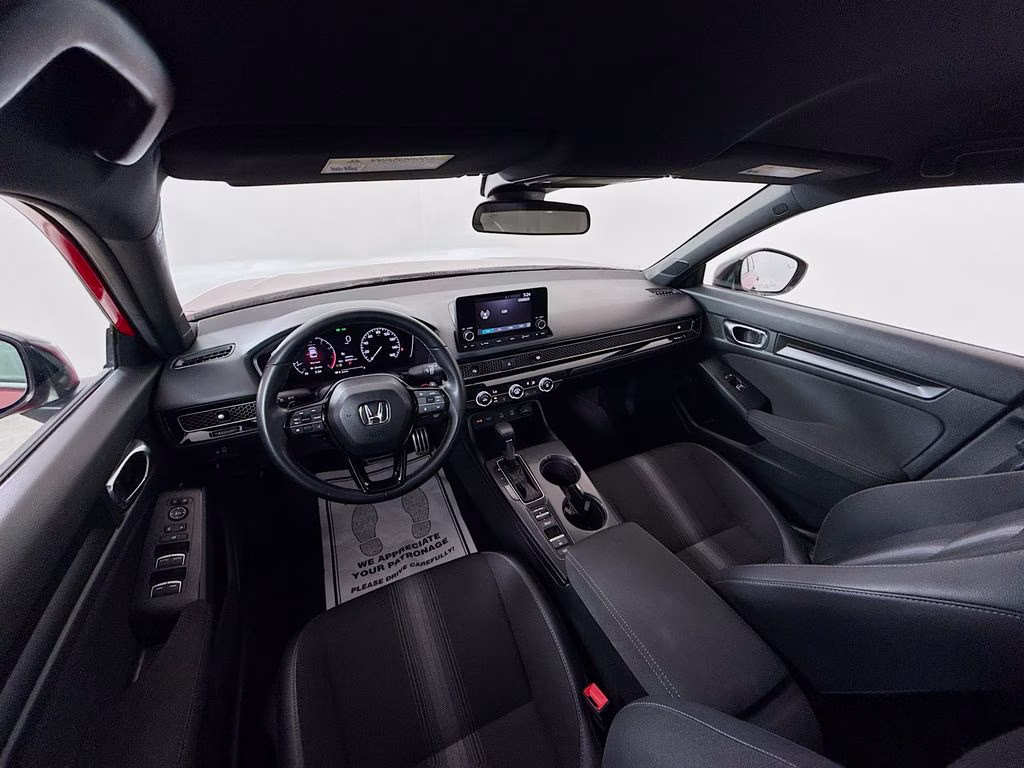 2025 Red Honda Civic Sport FWD Sedan