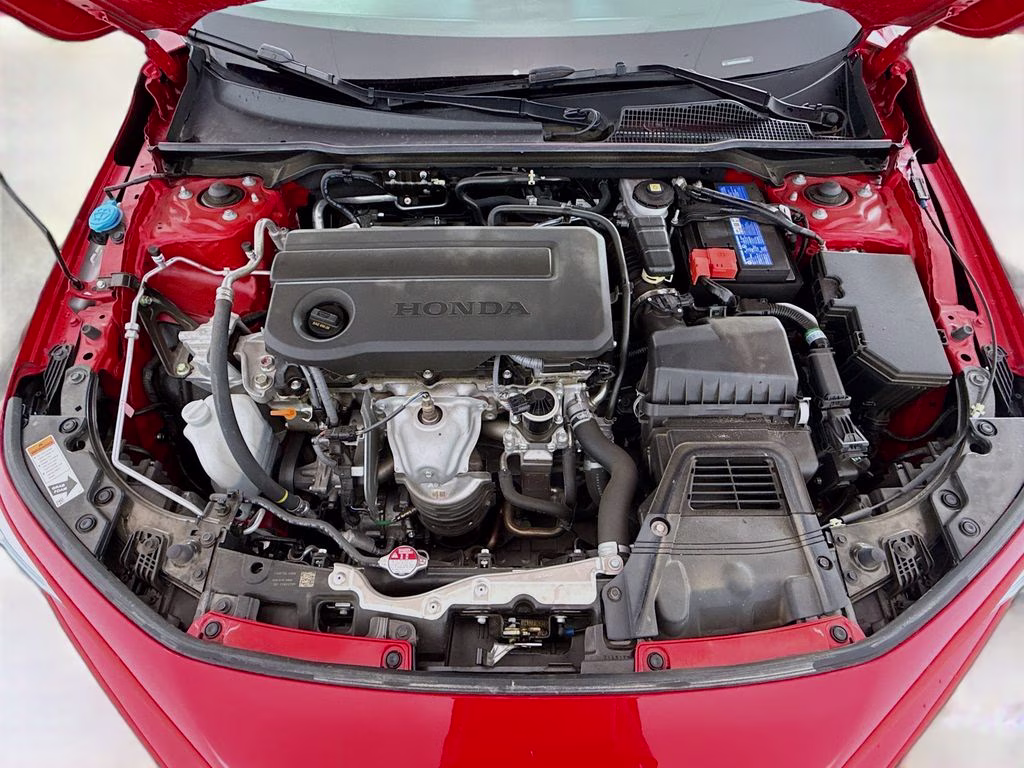 2025 Red Honda Civic Sport FWD Sedan
