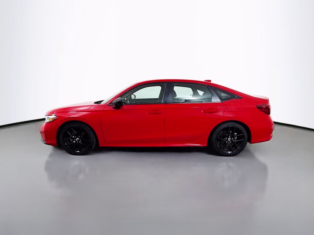 2025 Red Honda Civic Sport FWD Sedan