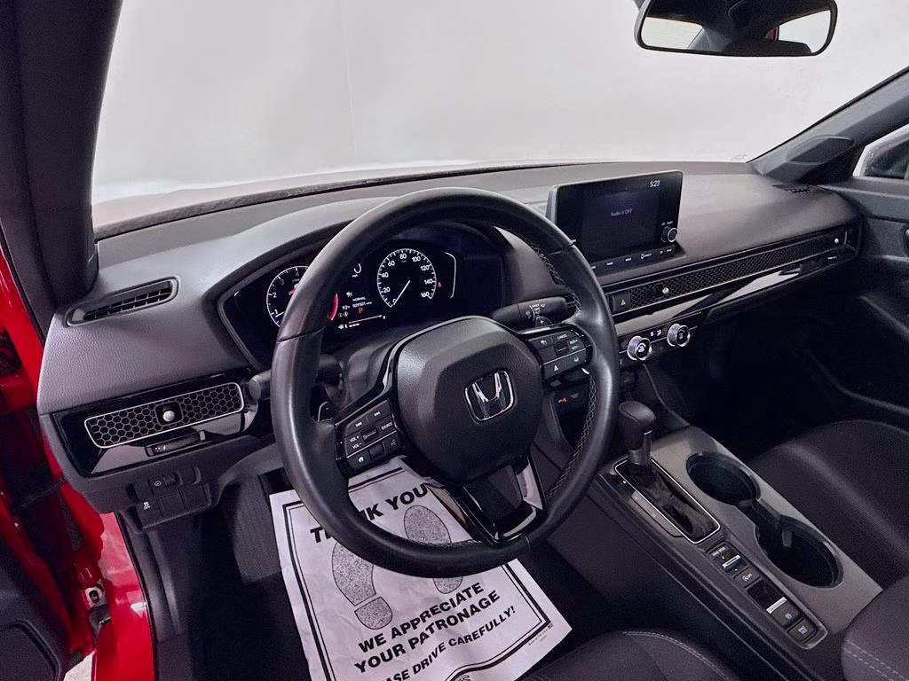 2025 Red Honda Civic Sport FWD Sedan