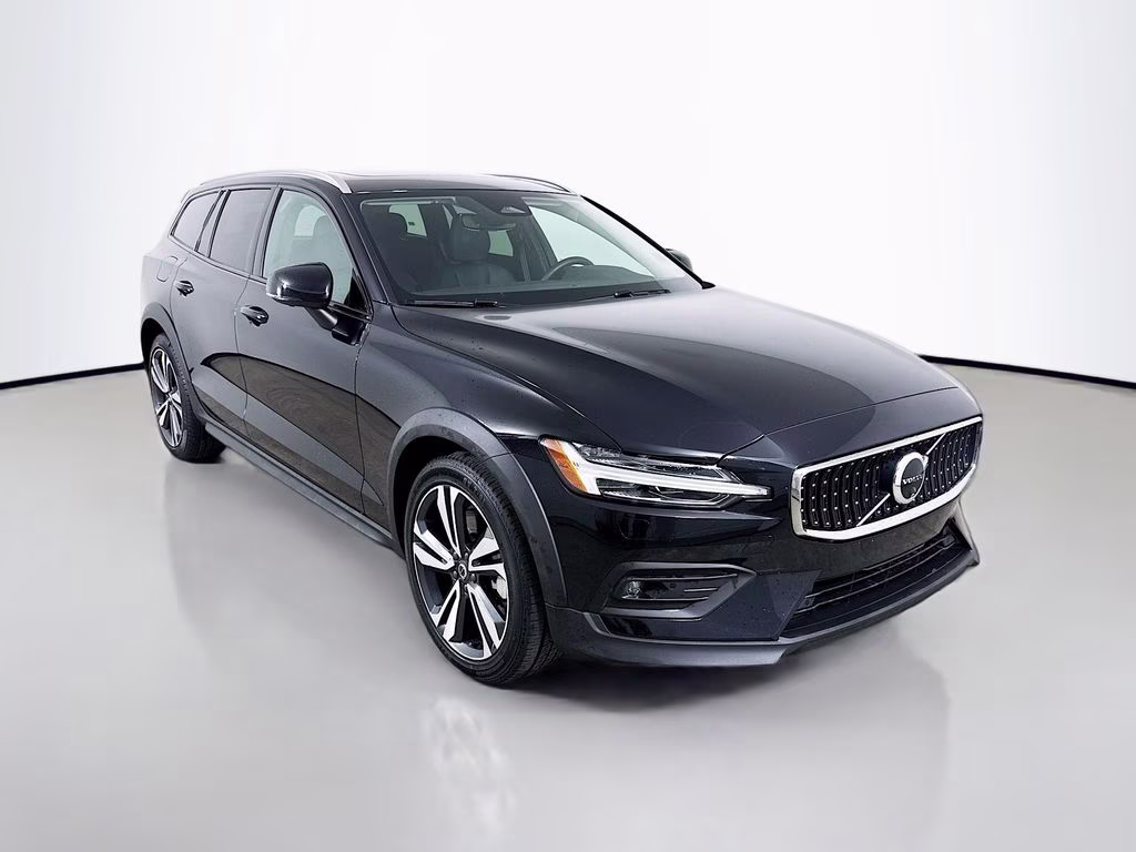 2025 Black Volvo V60 Cross Country B5 Plus AWD Crossover