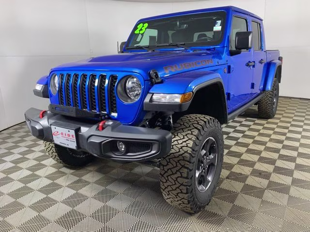 2023 Hydro Blue Pearlcoat Jeep Gladiator Rubicon 4X4 Truck