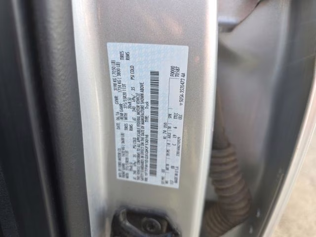 2016 Ingot Silver Metallic Ford F-150 Lariat 4X4 Truck