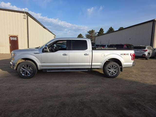 2016 Ingot Silver Metallic Ford F-150 Lariat 4X4 Truck