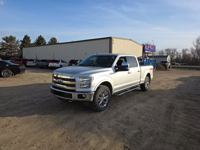 2016 Ingot Silver Metallic Ford F-150 Lariat 4X4 Truck