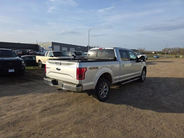 2016 Ingot Silver Metallic Ford F-150 Lariat 4X4 Truck