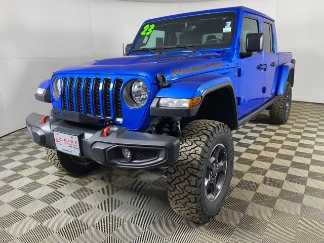 2023 Hydro Blue Pearlcoat Jeep Gladiator Rubicon 4X4 Truck
