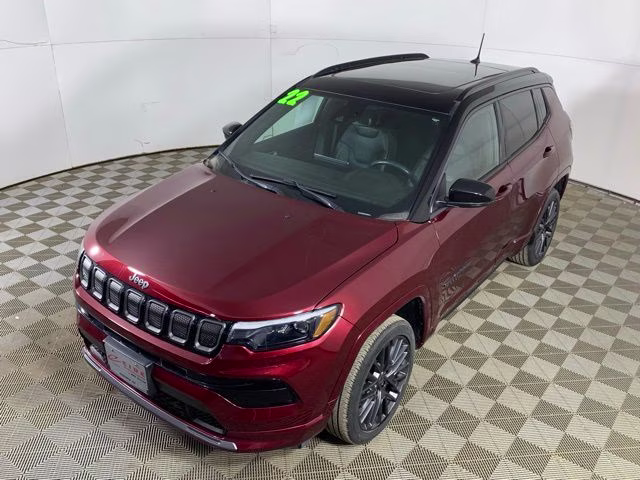 2022 Velvet Red Pearlcoat Jeep Compass High Altitude 4X4 SUV
