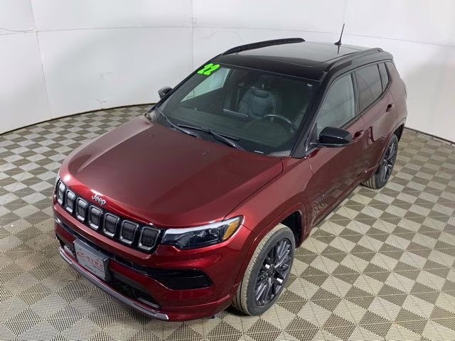 2022 Velvet Red Pearlcoat Jeep Compass High Altitude 4X4 SUV
