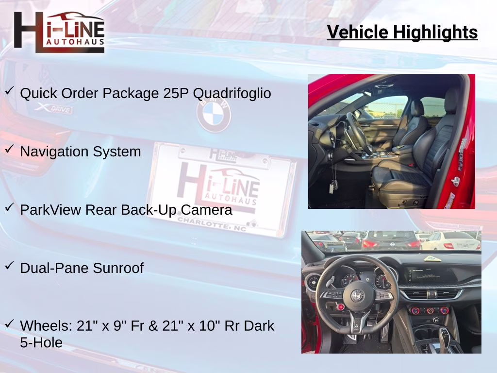 2023 Alfa Rosso Alfa Romeo Stelvio Quadrifoglio AWD SUV