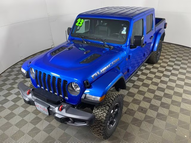 2023 Hydro Blue Pearlcoat Jeep Gladiator Rubicon 4X4 Truck