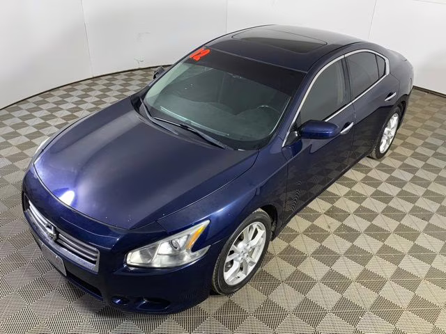 2012 Navy Blue Metallic Nissan Maxima 3.5 S FWD Sedan