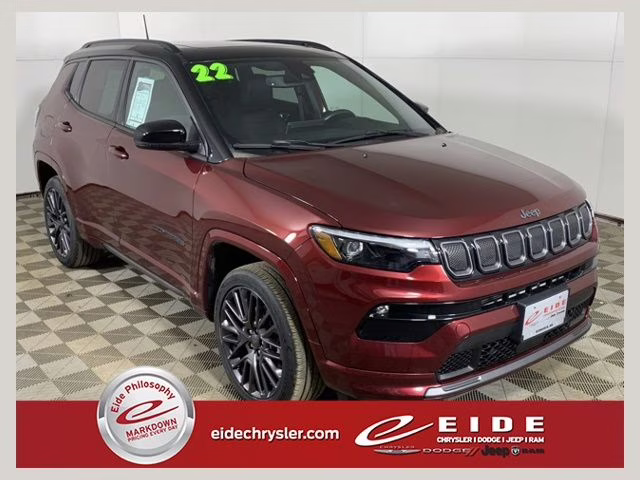 2022 Velvet Red Pearlcoat Jeep Compass High Altitude 4X4 SUV