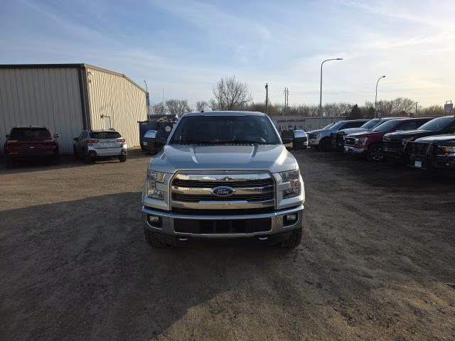 2016 Ingot Silver Metallic Ford F-150 Lariat 4X4 Truck