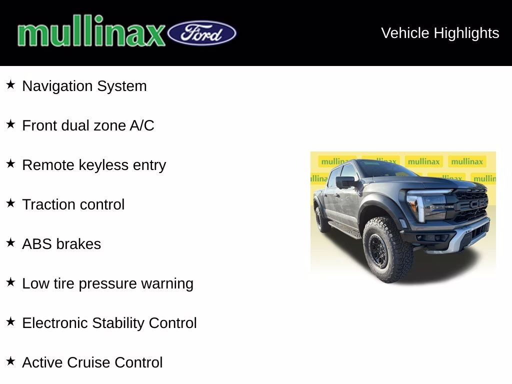 2026 Carbonized Gray Metallic Ford F-150 Raptor 4X4 Truck