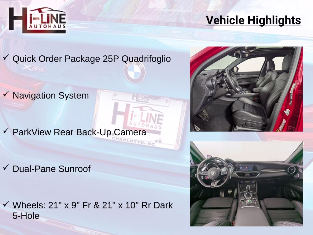 2023 Alfa Rosso Alfa Romeo Stelvio Quadrifoglio AWD SUV