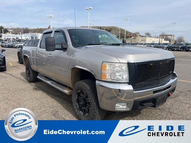 2009 Silver Chevrolet Silverado 2500HD LTZ 4X4 Truck