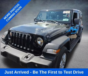 2022 Black Clearcoat Jeep Wrangler Unlimited Sport S 4X4 SUV