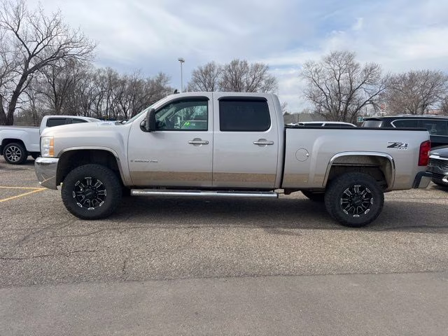 2009 Silver Chevrolet Silverado 2500HD LTZ 4X4 Truck