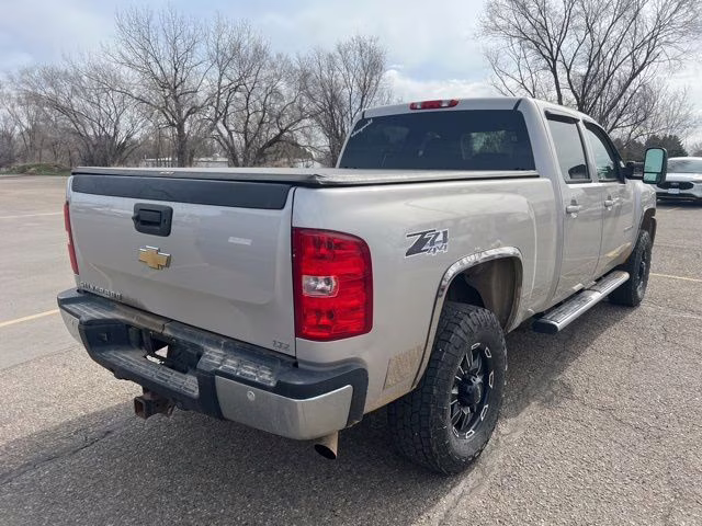 2009 Silver Chevrolet Silverado 2500HD LTZ 4X4 Truck