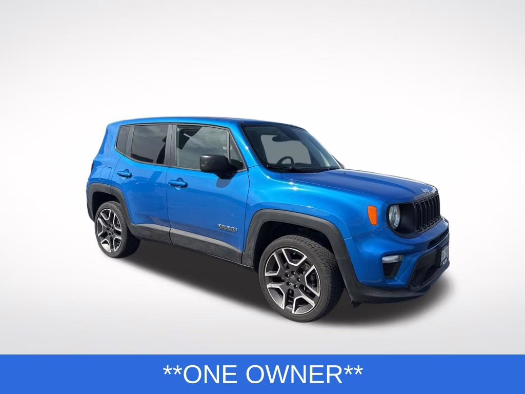 2020 Brilliant Blue Metallic Clear Coat Jeep Renegade Sport 4X4 SUV