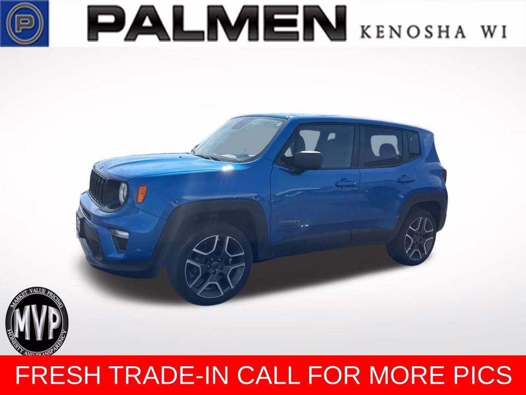 2020 Brilliant Blue Metallic Clear Coat Jeep Renegade Sport 4X4 SUV
