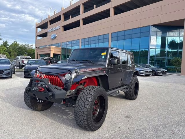2018 Granite Crystal Metallic Clearcoat Jeep Wrangler JK Unlimited Rubicon Recon 4X4 Convertible